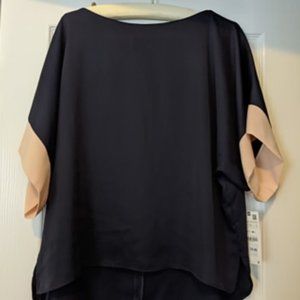 LAST CHANCE!!! NWT Navy and Blush Zara Blouse